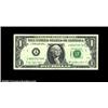 Image 1 : Fr. 1909-A $1 1977 Federal Reserve Note. Choice Crisp Uncirculated.A small corner bump keeps this bl