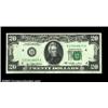 Image 1 : Fr. 2072-D $20 1977 Federal Reserve Note. Gem Crisp Uncirculated. Attractive blank reverse example..