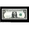 Image 1 : Fr. 1912-K $1 1981A Federal Reserve Note. Gem Crisp Uncirculated. Missing the black ink portion of t