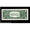 Image 2 : Fr. 1921-D $1 1995 Federal Reserve Note. Choice About Uncirculated. Third printing on reverse. Impor