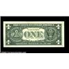 Image 2 : Fr. 1621 $1 1957B Silver Certificate. Gem Crisp Uncirculated. Mismatched serial numbers U37033086A/U