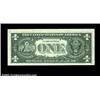 Image 2 : Fr. 1908-C $1 1974 Federal Reserve Note. Gem Crisp Uncirculated.The third printing is shifted about.