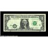Image 1 : Fr. 1913-L $1 1985 Federal Reserve Note. Choice Extremely Fine.A nice circulated note with a downwar