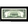 Image 2 : Fr. 1980-L $5 1988A Federal Reserve Note. Choice Crisp Uncirculated. A shifted third printing has ca