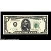 Image 1 : Fr. 1961-G $5 1950 Federal Reserve Note. Gem Crisp Uncirculated. The reverse printing is skewed, sho
