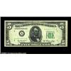 Image 1 : Fr. 1962-A $5 1950A Federal Reserve Note. Very Fine.The reverse printing is shifted high, with a qua