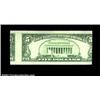 Image 2 : Fr. 1976-J $5 1981 Federal Reserve Note. Choice Crisp Uncirculated. The face is perfect, but the rev