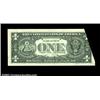 Image 2 : Fr. 1915-C $1 1988A Federal Reserve Note. Gem Crisp Uncirculated.This foldover error only affects a.