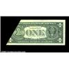Image 2 : Fr. 1921-B $1 1995 Federal Reserve Note. Extremely Fine-About Uncirculated.A dramatic foldover note.