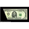 Image 1 : Fr. 1975-C $5 1977A Federal Reserve Note. Very Fine-Extremely Fine.A dramatic foldover that caused p