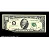 Image 1 : Fr. 2026-J $10 1981A Federal Reserve Note. Extremely Fine. A very neat accordion fold, with an obstr