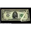 Image 1 : Fr. 1951-F $5 1928A Federal Reserve Note. Very Fine. A great early error. Not only is this a major g