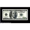 Image 1 : Fr. 2175-B $100 1996 Federal Reserve Note. Gem Crisp Uncirculated. A large gutter fold bisects virtu