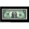 Image 1 : Fr. 1922-J $1 1995 Federal Reserve Note. Gem Crisp Uncirculated. A lovely dark 100% back on face off
