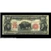 Image 1 : Fr. 122 $10 1901 Legal Tender Very Fine. This Bison is clearly circulated, but it has retained excel