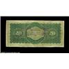Image 2 : Fr. 191a $20 1864 Compound Interest Treasury Note Fine. This rare type faces up very nicely, but it.