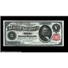 Image 1 : Fr. 267 $5 1891 Silver Certificate Superb Gem New. This and the following lot are the only consecuti
