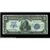 Image 3 : Fr. 271 $5 1899 Silver Certificate Cut Sheet of Four Gem New. A magnificent cut sheet, with all four