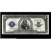 Image 1 : Fr. 282 $5 1923 Silver Certificate New. The top face margin comes a bit close, and there is a tiny p