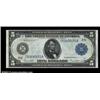 Image 1 : Fr. 855a $5 1914 Federal Reserve Note CGA Choice Uncirculated 64. A pretty note, with original embos