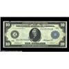 Image 1 : Fr. 922 $10 1914 Federal Reserve Note About New. A nicely margined example from this slightly scarce