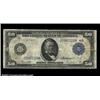Image 1 : Fr. 1039b $50 1914 Federal Reserve Note CGA Very Fine 20. The "b" type is quite a bit scarcer, parti