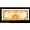 Image 2 : Fr. 1173 $10 1922 Gold Certificate Choice New. Closely margined at the top and bottom, as is typical