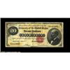 Image 1 : Fr. 1178 $20 1882 Gold Certificate Very Fine. Well margined, attractive and an ideal example of the.