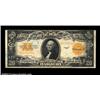 Image 1 : Fr. 1187 $20 1922 Gold Certificate Extremely Fine. Quite close across the top, and with a very light