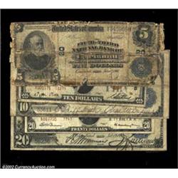 Cincinnati, OH- $5 1902 Fr. 600 Plain Back The Fifth-Third NB Ch. # (M)20 RagCincinnati, OH- $10 190