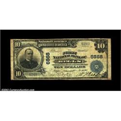 Beggs, OK - $10 1902 Plain Back Fr. 626 The First NB Ch. # 6868A scarce note with a Kelly census pop