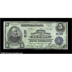 Guymon, OK - $5 1902 Plain Back Fr. 600 The First NB Ch. # 8138A lovely note from this very rare tow