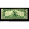 Image 2 : Pierre, SD - $10 1902 Plain Back Fr. 626 The Pierre NB Ch. # 4104A decent large example from this el