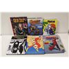 Image 2 : 6 ASSORTED TITLES, HARD COVER GRAPHIC BOOKS- THE PHANTOM, SUPERHERO COMICS OF THE GOLDEN