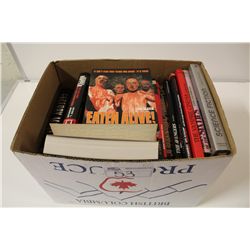 BOX OF MOVIE HARD COVER AND OVERSIZED SOFT COVER BOOKS. HORROR, EXPLOTATION, SCI-FI, ETC.