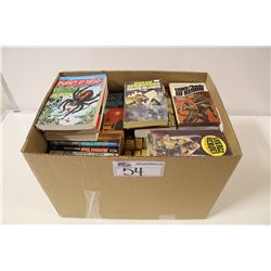 BOX OF VINTAGE SCI-FI FANTASY & HORROR PAPERBACKS
