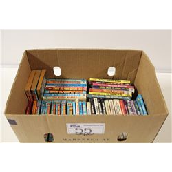 BOX OF VINTAGE ACE PUBLISHING SCI-FI/FANTASY PAPERBACKS. 47 BOOKS TOTAL