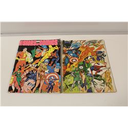 THE STERANKO HISTORY OF COMICS VOLUME #1 (1970) & 2 (1972) JIM STERANKO'S CLASSIC BOOKS ALL ABOUT