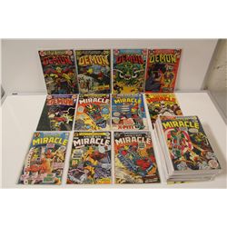 KIRBY'S FOURTH WORLD GROUP LOT (1971-78) INCLUDES DEMON #1-5, MISETER MIRACLE #1-25 COMPLETE SET &