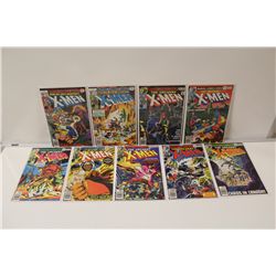 X-MEN #112-120 CONSECUTIVE (1977-79) #120- 1ST APPEARANCE ALPHA FLIGHT. SHARP MID TO HIGH MID GRADE