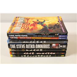 8 ASSORTED TITLE, DC GRAPHIC NOVELS NM
