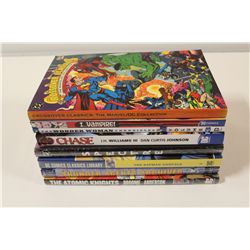 8 ASSORTED TITLE, DC GRAPHIC NOVELS NM