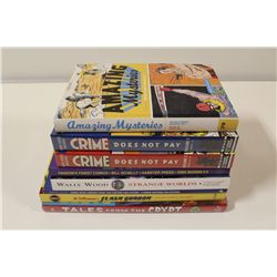 8 ASSORTED TITLE, LARGE GRAPHIC NOVELS NM