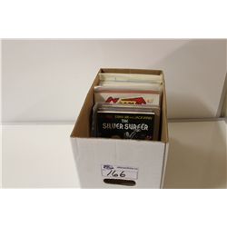 SHORT BOX OF ART BOOKS, UNDERGROUNDS, PROZINES, ETC. LARGE LOT INCLUDES BRUNNER, FRAZETTA,