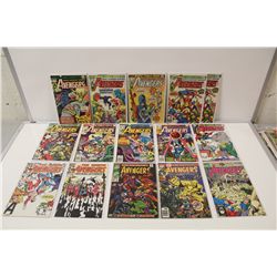AVENGERS #140-249  PLUS KING SIZE SPECIAL #2,6 AND 20. 15 BOOKS TOTAL, MIXED GRADES