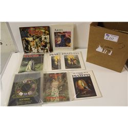 BOX LOT OF ASSORTED COMIC AND SCI FI PUBLICATIONS