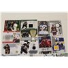 Image 2 : LOT OF 15 ASSORTED AUTHENTIC MEMORABILIA NHL CARDS