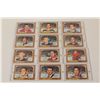 Image 1 : LOT OF 12- 1966-67 TOPPS NHL HOCKEY CARDS. INCLUDES #8- HENRI RICHARD #11 GEORGE (PUNCH) IMLACH #25