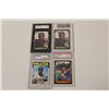 Image 1 : LOT OF 4- BARRY BONDS GRADED BASEBALL CARDS INCLUDING: 1987 DONRUSS #361 ROOKIE CARD (X2)