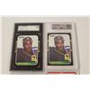 Image 2 : LOT OF 4- BARRY BONDS GRADED BASEBALL CARDS INCLUDING: 1987 DONRUSS #361 ROOKIE CARD (X2)